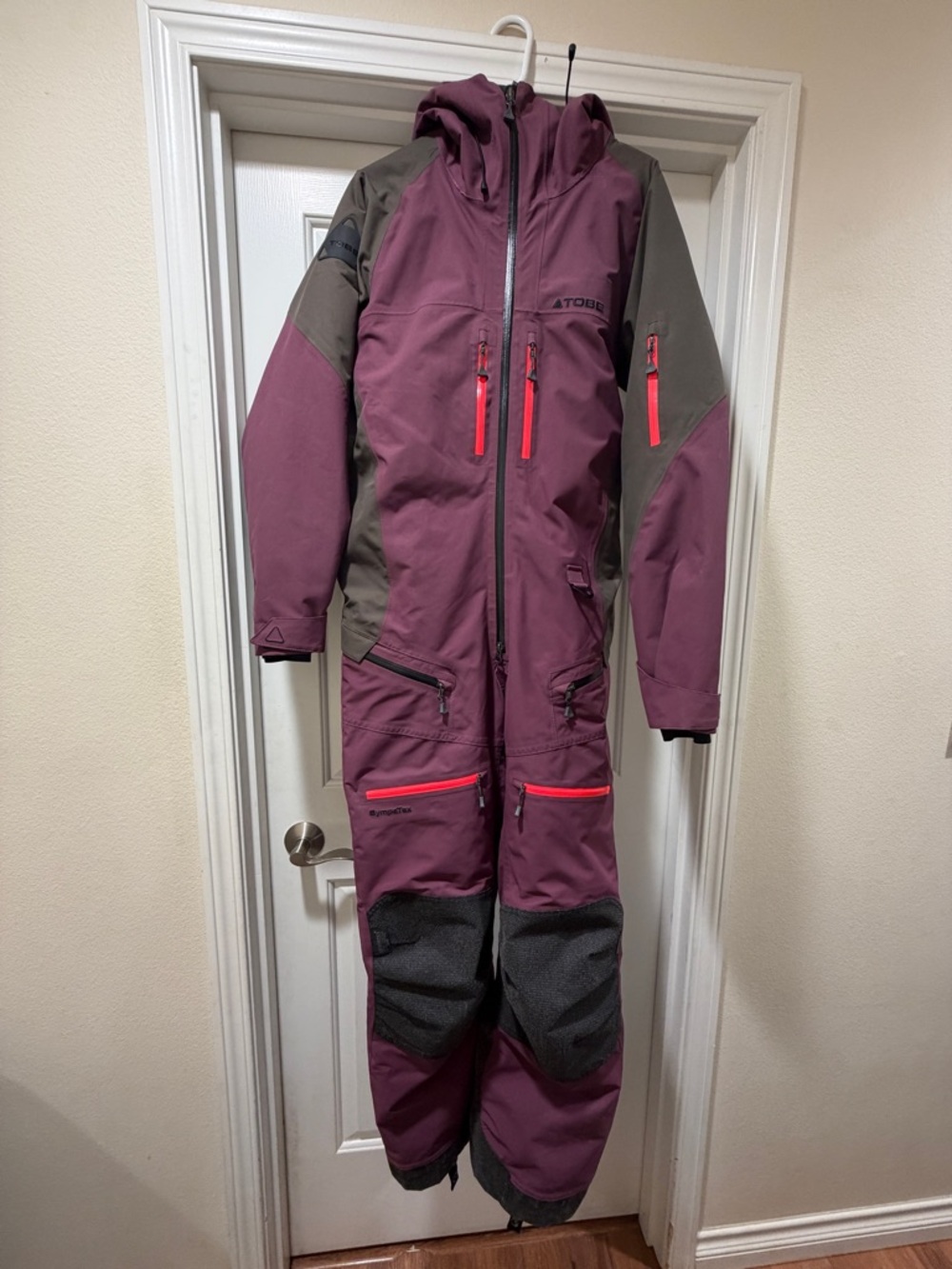 Men's/Women's Plum & Olive One-Piece Ski Jacket